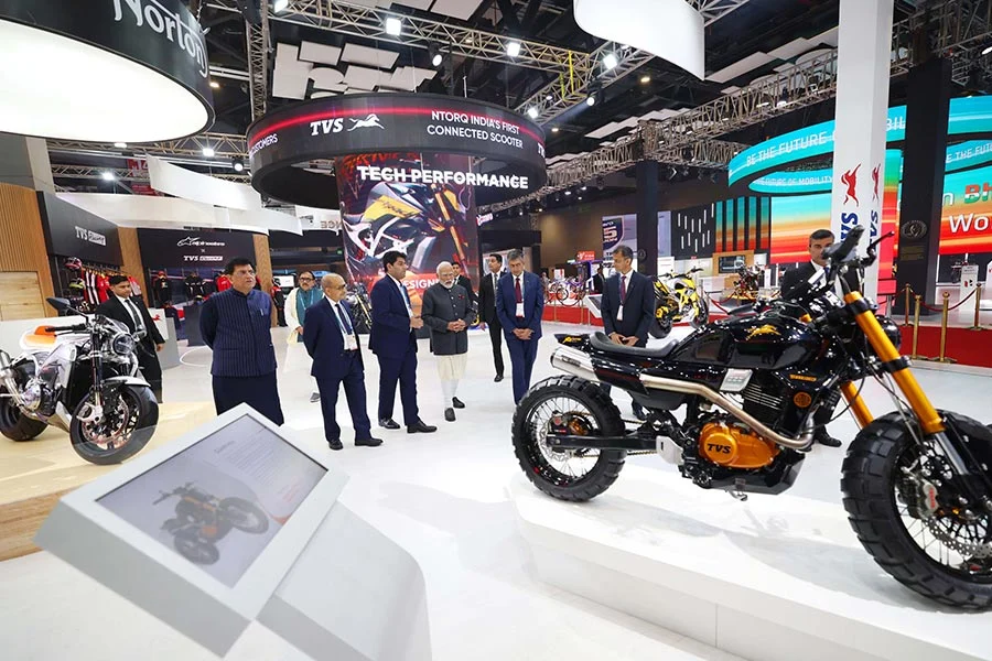 TVS Motor Company Showcases Transformational Concepts in Future Mobility at Bharat Mobility Global Expo 2025