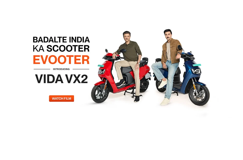 VIDA Launches VX2 EVOOTER – Redefining Affordable EV Mobility in India