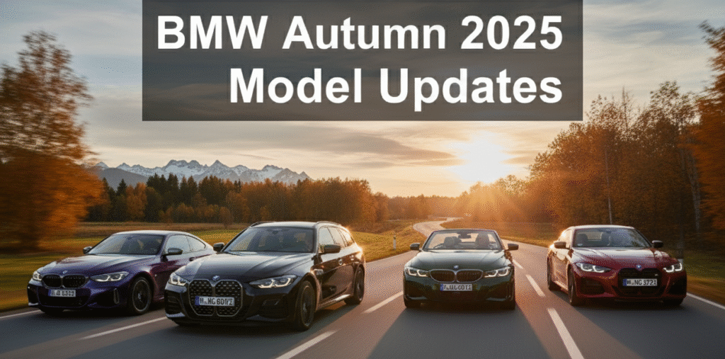 BMW Autumn 2025 Model Updates – More Power, Efficiency & Features