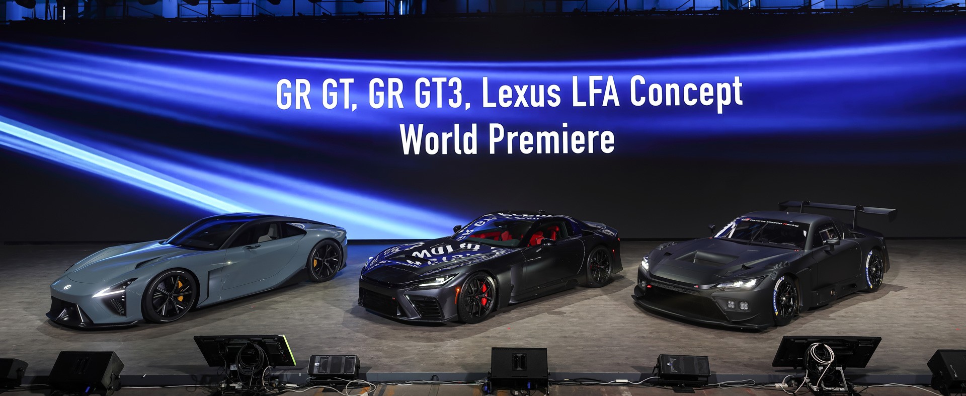 Toyota Unveils GR GT, GR GT3 & Lexus LFA Concept at a Global Premiere in Japan